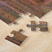 Puzzle Gustav Klimt Fir Forêt Tannenwald Arbres rouges (Côté)