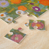 Puzzle Gustav Klimt Fleur Jardin Cottage Nature (Côté)