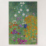 Puzzle Gustav Klimt Flower Garden Vintage Art Nouveau<br><div class="desc">Gustav Klimt Flower Garden Vintage Art Nouveau Painting
1907 Fine Art Painting</div>