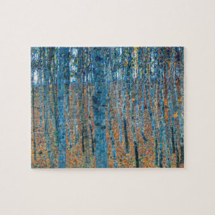 Puzzle Gustav Klimt Forêt de hêtres Art fin vintage