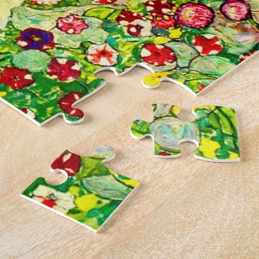 Puzzle Gustav Klimt Garden with Chickens (Côté)