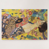 Puzzle Gustav Klimt Lady With Fan (Horizontal)