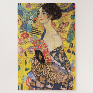 Puzzle Gustav Klimt Lady With Fan