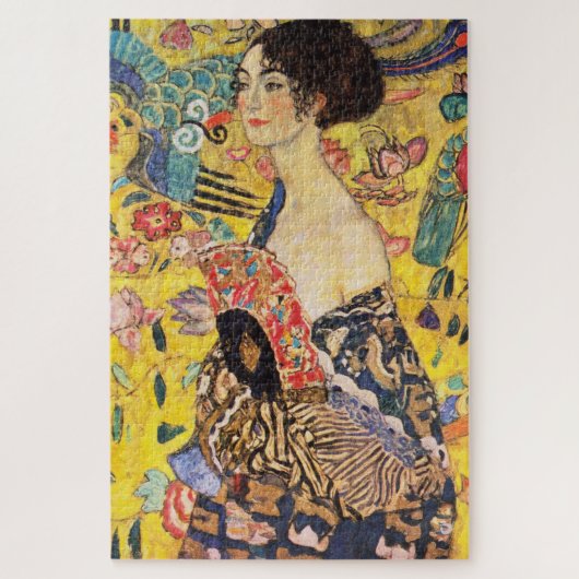 Puzzle Gustav Klimt Lady With Fan (Vertical)