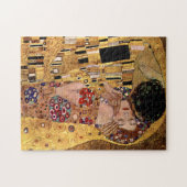 Puzzle Gustav Klimt : Le baiser (détail) (Horizontal)