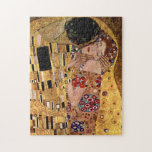 Puzzle Gustav Klimt : Le baiser (détail)<br><div class="desc">Un beau puzzle classique comportant un couple romantique partageant un baiser,  peint par le peintre symboliste autrichien Gustav Klimt.</div>