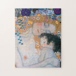 Puzzle Gustav Klimt - Mère et Enfant<br><div class="desc">Mère et Enfant (détail de trois ans de femme) - Gustav Klimt,  Huile sur toile,  1905</div>