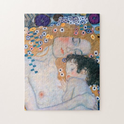 Puzzle Gustav Klimt - Mère et Enfant (Vertical)