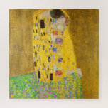 Puzzle Gustav Klimt The Kiss Fine Art<br><div class="desc">Gustav Klimt The Kiss Fine Art Jigsaw Puzzle Puzzle.</div>