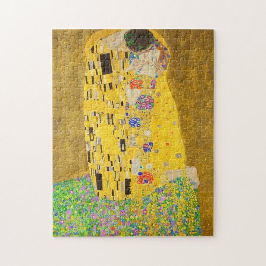 Puzzle Gustav Klimt The Kiss Fine Art (Vertical)