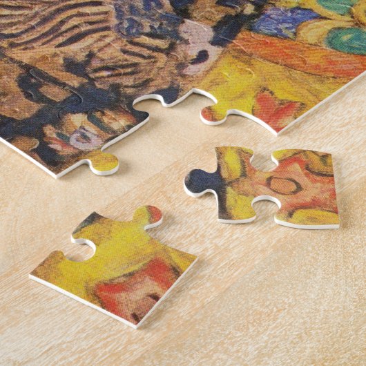 Puzzle Gustav Klimt - Une Dame Avec Un Ventilateur (Côté)