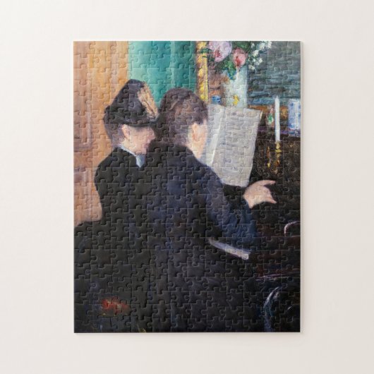 Puzzle Gustave Caillebotte - La Leçon de piano (Vertical)