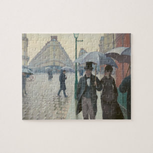 Puzzle Gustave Caillebotte - Paris Street;Jour des pluies
