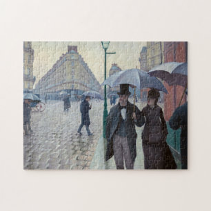 Puzzle Gustave Caillebotte - Rue de Paris, temps de pluie