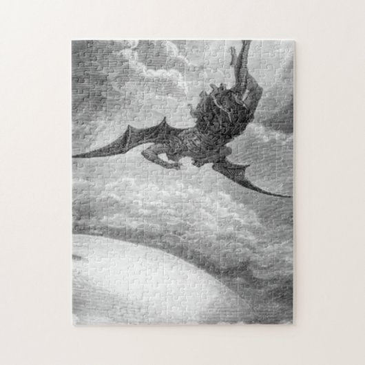 Puzzle Gustave Dore Satan Du Paradis Perdu Par John Milt (Vertical)