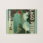 Puzzle  GUTEMALA LAGO PETEN Retro poster (Horizontal)
