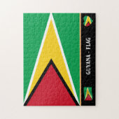 Puzzle Guyana Drapeau & Guyana pays / Guyana (Vertical)