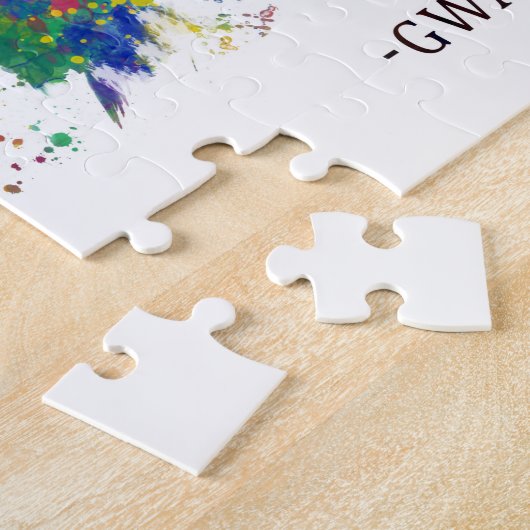 Puzzle Gwangju Corée du Sud Skyline (Côté)