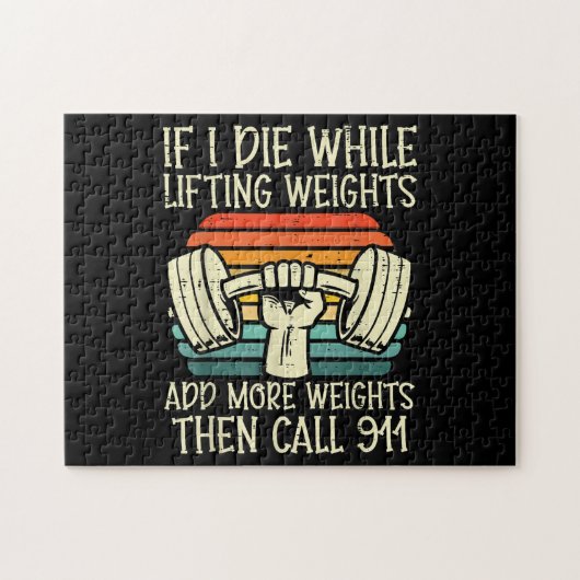 Puzzle Gymnase Si Je Mouds Lifting Peser Drôle Exercice F (Horizontal)