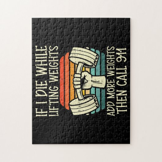 Puzzle Gymnase Si Je Mouds Lifting Peser Drôle Exercice F (Vertical)