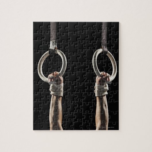 Puzzle Gymnaste balançant des anneaux 2 (Vertical)