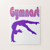 Puzzle Gymnaste Power Tumbling Purple Metallen (Vertical)