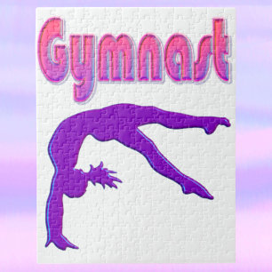 Puzzle Gymnaste Power Tumbling Purple Metallen