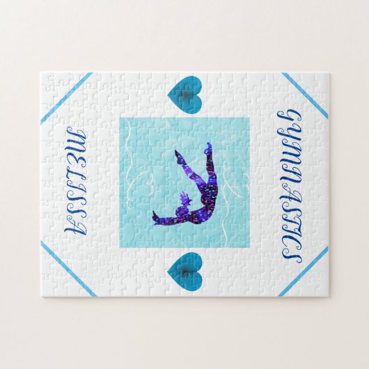 Puzzle GYMNASTICS personnalisé. (Horizontal)