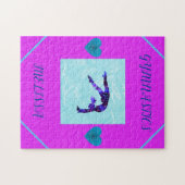 Puzzle GYMNASTICS personnalisé. (Horizontal)