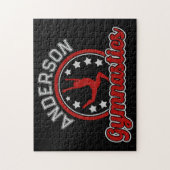 Puzzle Gymnastique ADD NOM Gymnaste Saut au sol Athlète (Vertical)