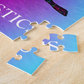 Puzzle Gymnastique Art Word coloré (Côté)