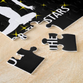 Puzzle Gymnastique atteignant pour les étoiles (Côté)