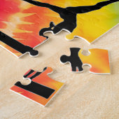 Puzzle Gymnastique des filles Cravate arc-en-ciel (Côté)