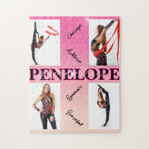 Puzzle Gymnastique enchevêtrée rose 4 Photo Encouragement