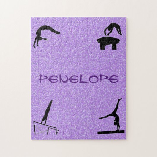 Puzzle Gymnastique Événements Étincelle violette (Vertical)