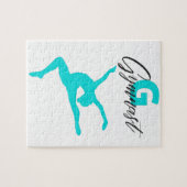 Puzzle Gymnastique Monogramme G est pour Gymnaste (Horizontal)