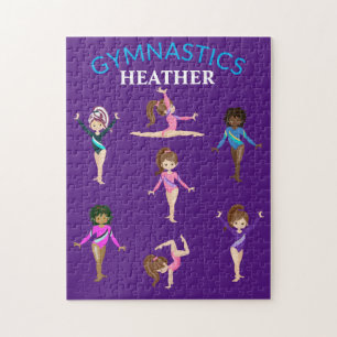 Puzzle Gymnastique personnalisation gymnaste fille puzz d