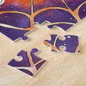 Puzzle Gymnastique personnalisée Halloween Spiderweb (Côté)