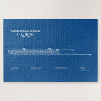 Puzzle H. L. Hunley - Plan directeur des navires