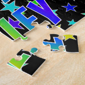 Puzzle "HAILEY" Prénom, Amusant "HEUREUX ANNIVERSAIRE" (Côté)