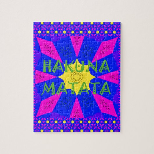 Puzzle Hakuna Matata Beau Design Incroyable Couleurs (Vertical)