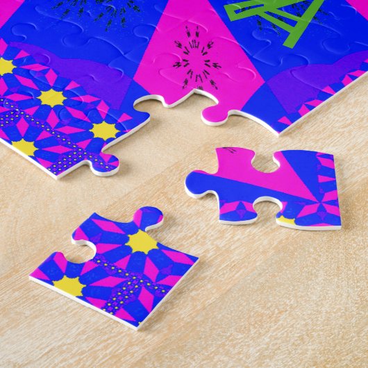 Puzzle Hakuna Matata Beautiful Amazing Design Colors (Côté)