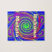 Puzzle Hakuna Matata - Conception de tourbillons aux coul (Horizontal)