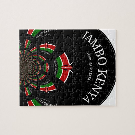 Puzzle Hakuna Matata Jambo Kenya (Horizontal)