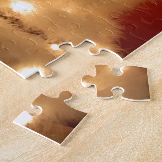 Puzzle Hakuna Matata Joyeux Noël blanc (Côté)