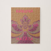 Puzzle Hakuna Matata Joyeux Noël joli coeur design (Vertical)