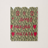 Puzzle Hakuna Matata Talk Argent Art Design (Vertical)