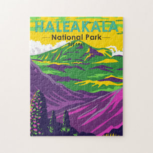 Puzzle  Haleakala National Park Hawaii Vintage 