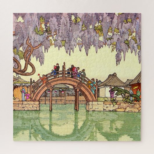 Puzzle Half Moon Bridge Yoshida Toshi 1941 (Vertical)