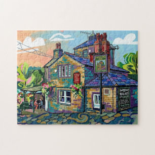 Puzzle Hall Inn, Sowerby Bridge Kunstprint Legpuzzel